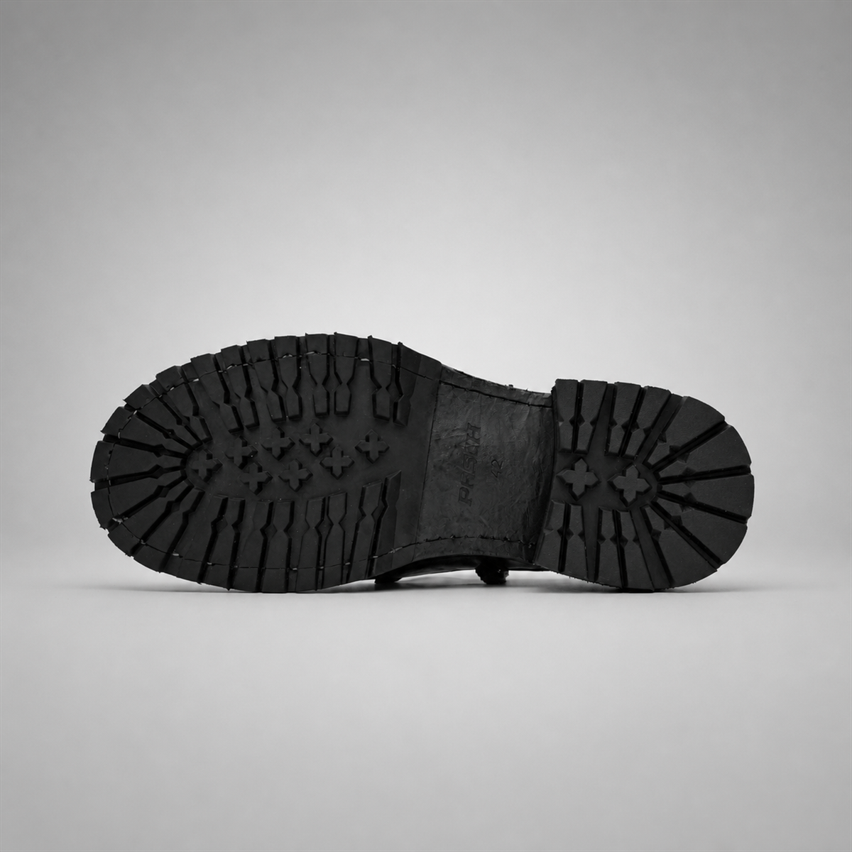 PASCH Hudson Plain-Toe Derby in Black Shell Cordovan