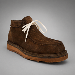 PASCH Millstone Moc-Toe Chukka Boot in Coffee Brown Leather