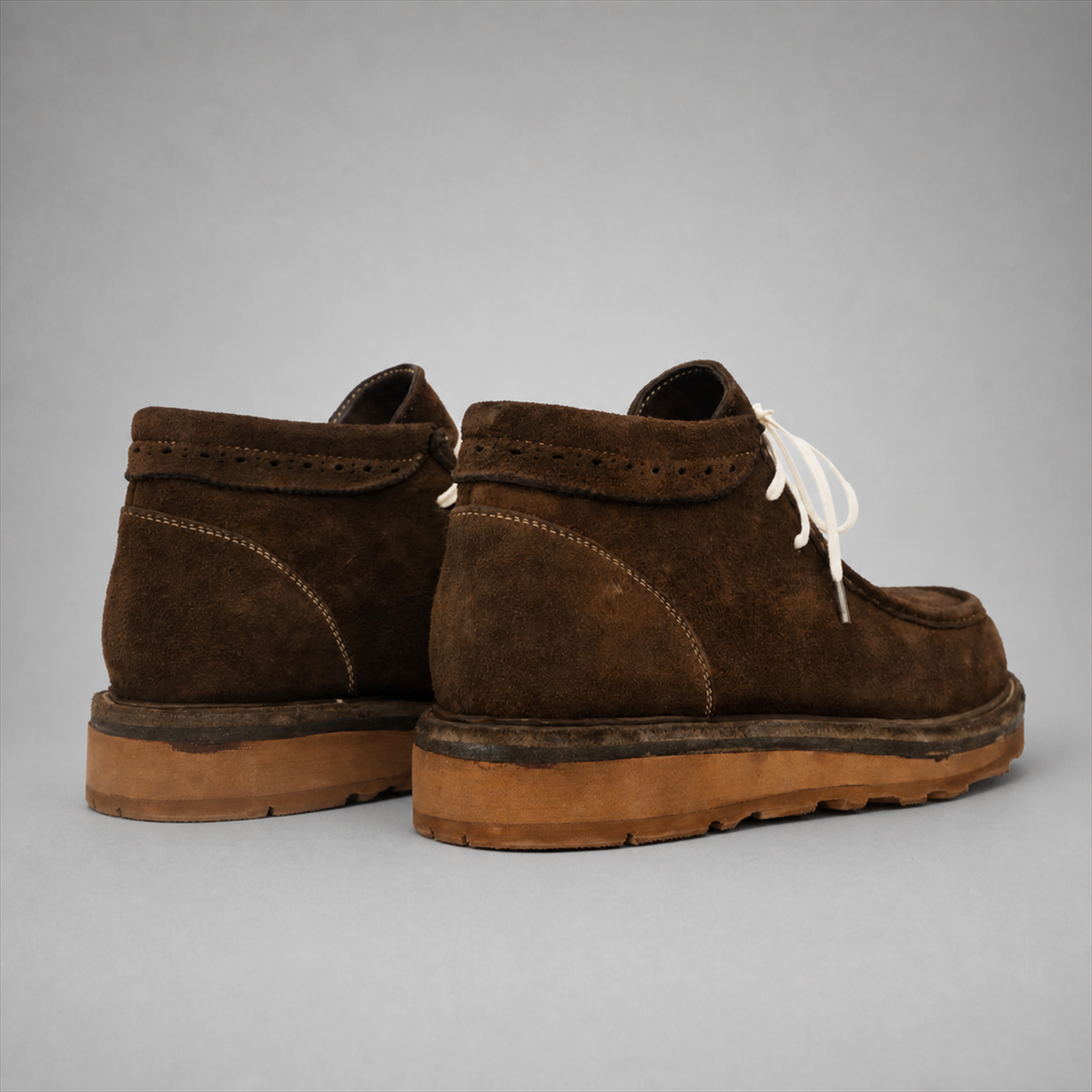 PASCH Millstone Moc-Toe Chukka Boot in Coffee Brown Leather