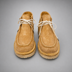 PASCH Millstone Moc-Toe Chukka Boot in Caramel Brown Leather