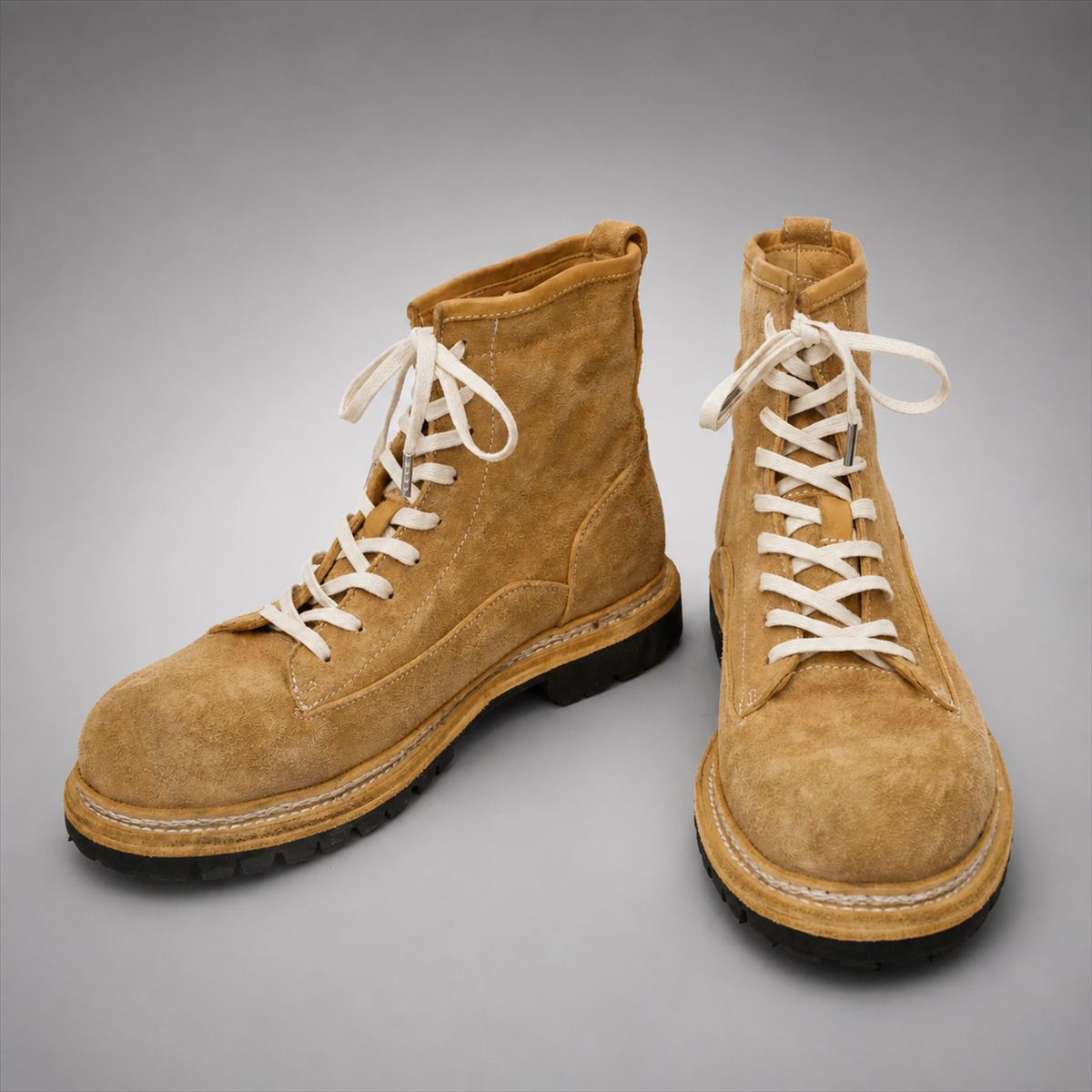 PASCH Summit Moc-Toe Service Boot in Caramel Brown Leather