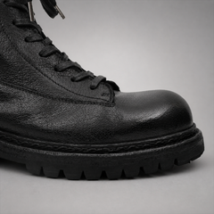 PASCH Timberline Lace-Up Boot in Black Leather