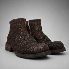 PASCH Foster Side-Zip Boot in Coffee Brown Shell Cordovan