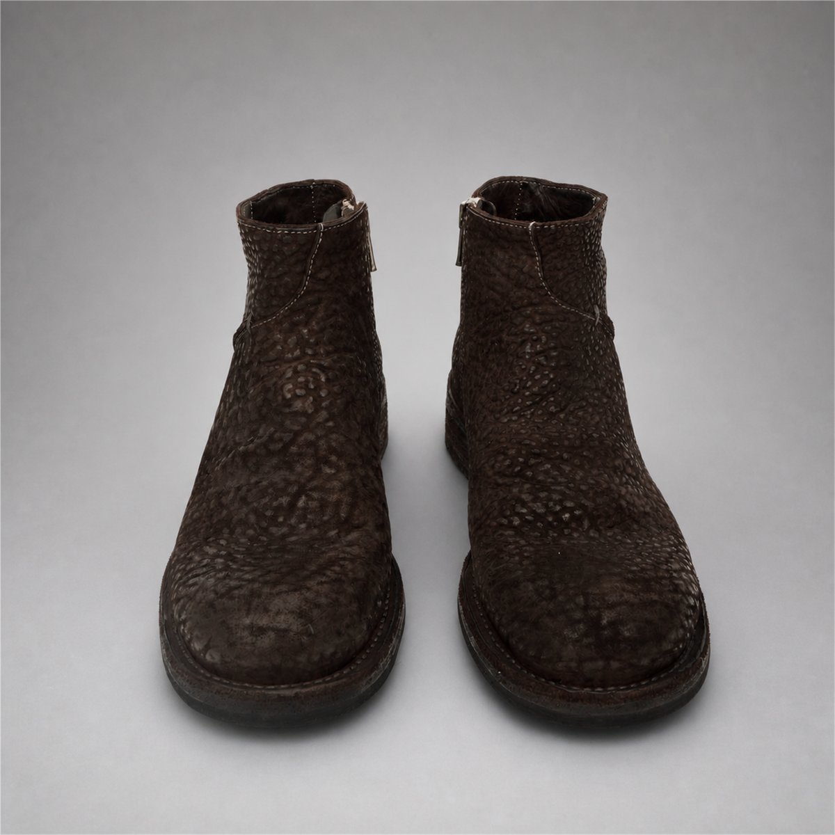 PASCH Foster Side-Zip Boot in Coffee Brown Shell Cordovan