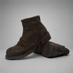 PASCH Foster Side-Zip Boot in Coffee Brown Shell Cordovan