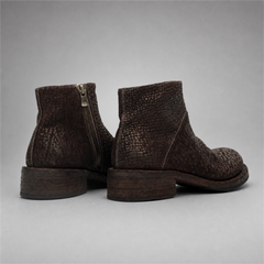 PASCH Foster Side-Zip Boot in Coffee Brown Shell Cordovan