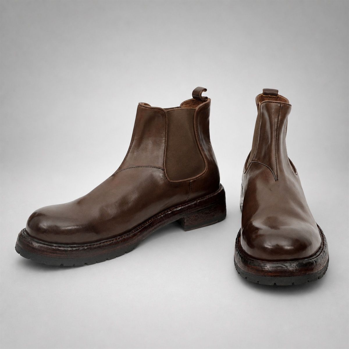 PASCH Camden Chelsea boot in coffee brown leather