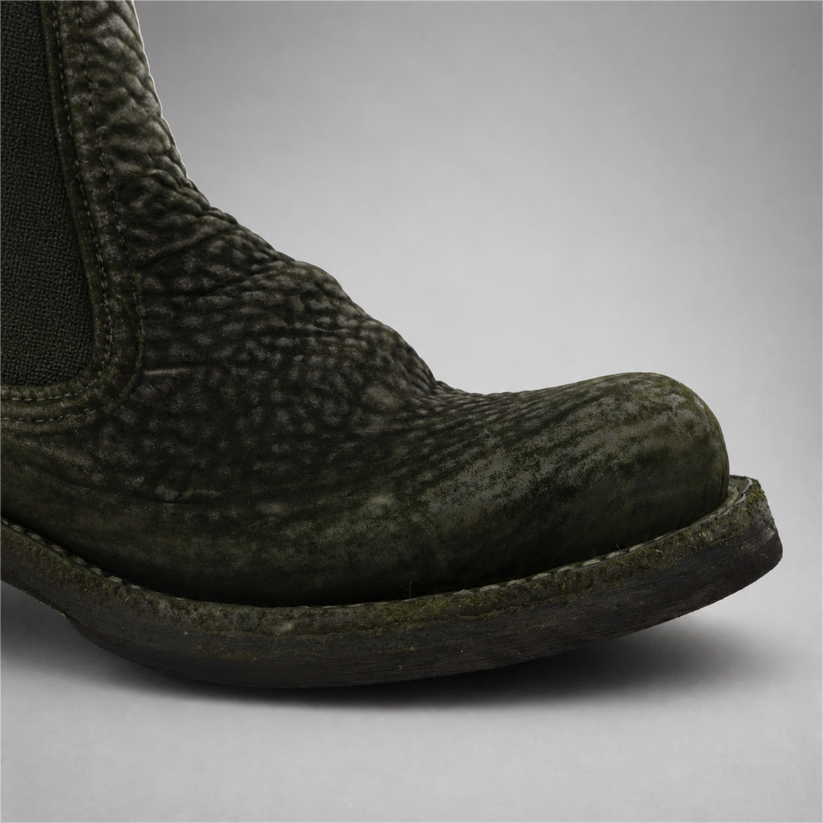 PASCH Briar Chelsea Boot in Cedar Green Shell Cordovan