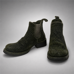 PASCH Briar Chelsea Boot in Cedar Green Shell Cordovan