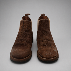 PASCH Briar Chelsea Boot in Coffee Brown Shell Cordovan