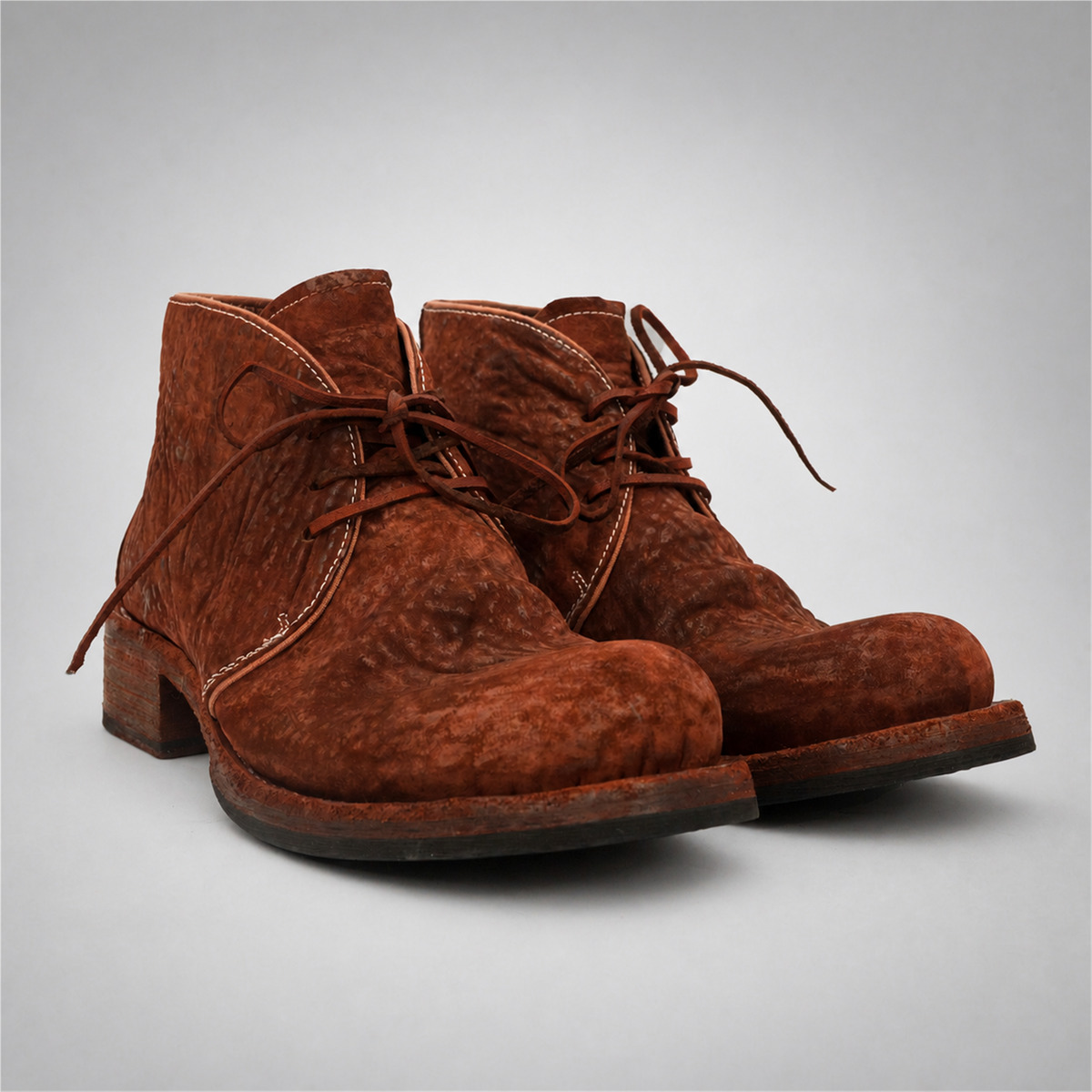 PASCH Holden Chukka Boot in Deep Red Shell Cordovan