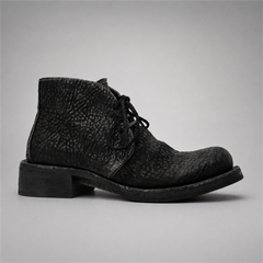PASCH Holden Chukka Boot in Black Shell Cordovan, side view