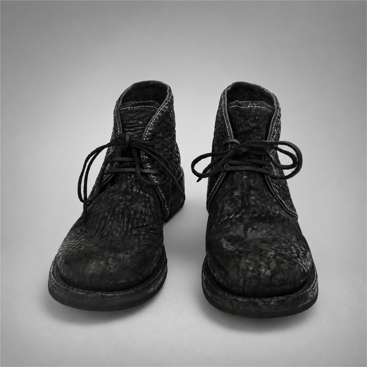PASCH Holden Chukka Boot in Black Shell Cordovan