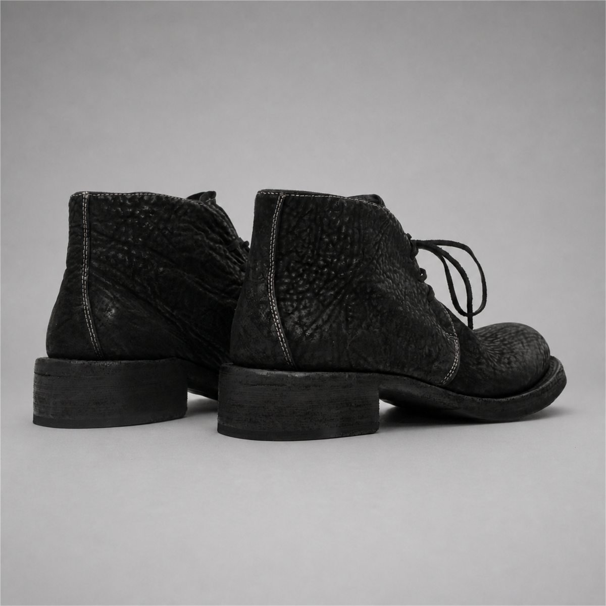 PASCH Holden Chukka Boot in Black Shell Cordovan